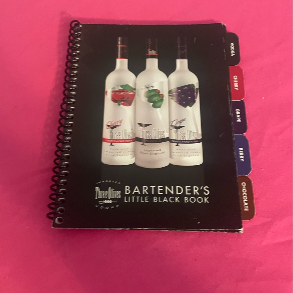 Three Olives Bar Recipe Book